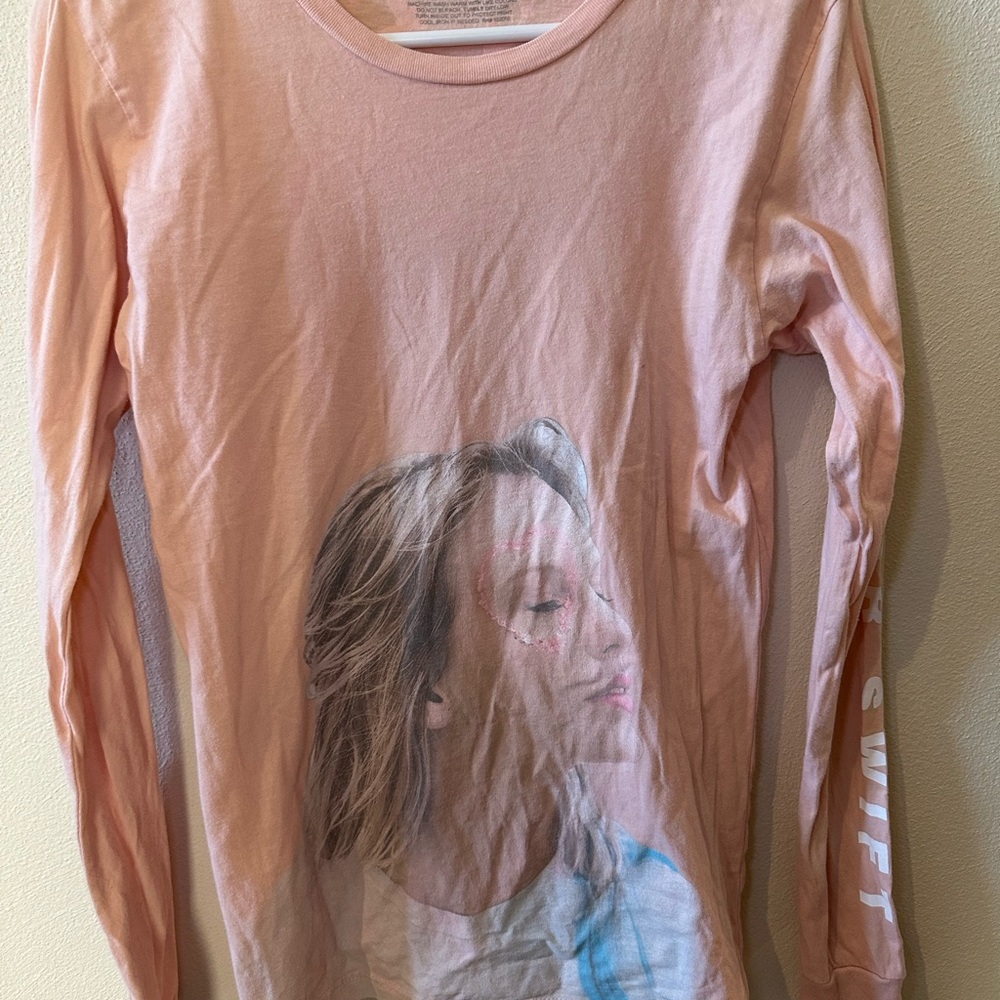 Taylor Swift Pink Long Sleeve Shirt
